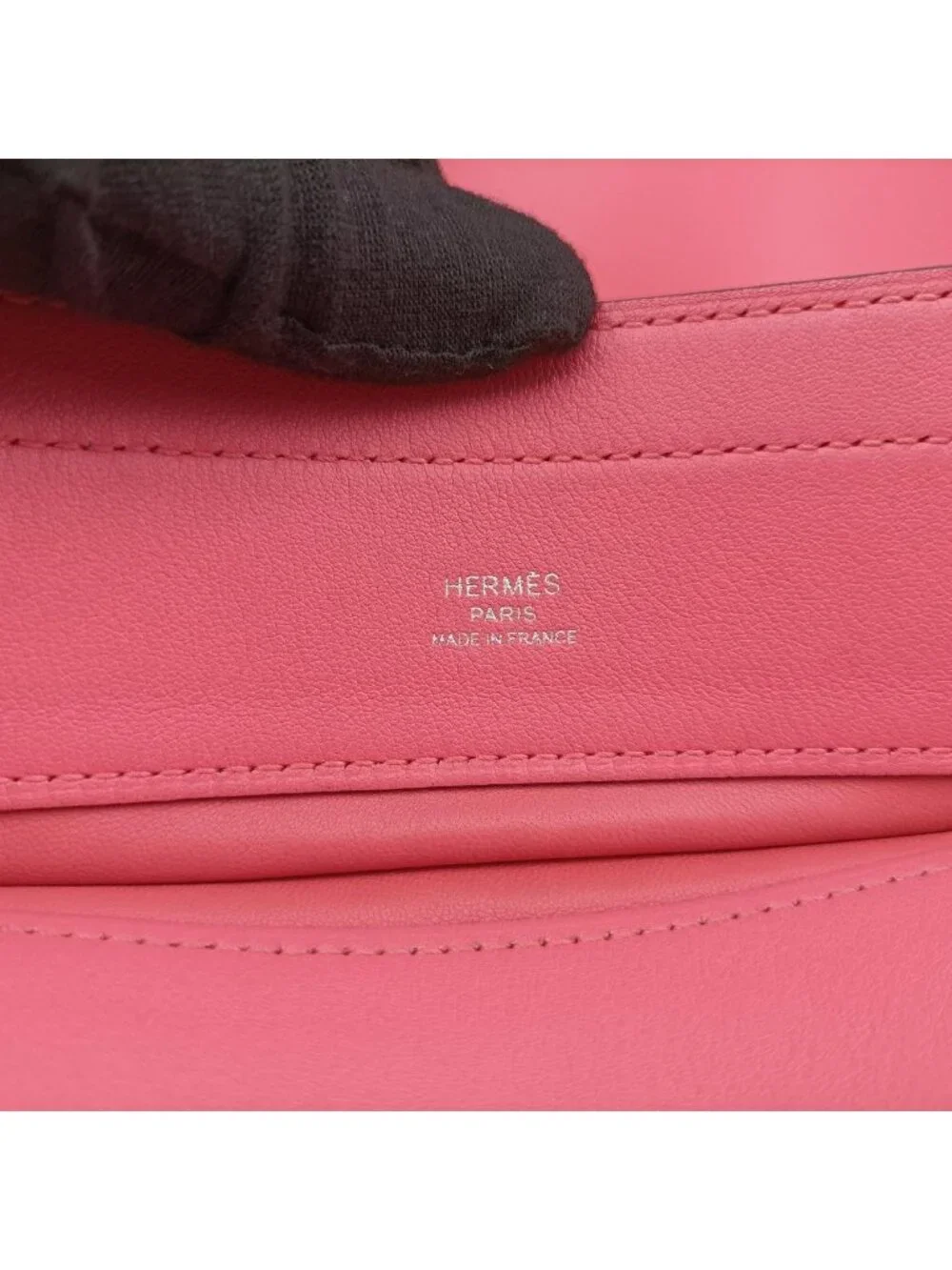 Hermes Sac Aline Mini Pink Leather C AM 006 UH Shoulder